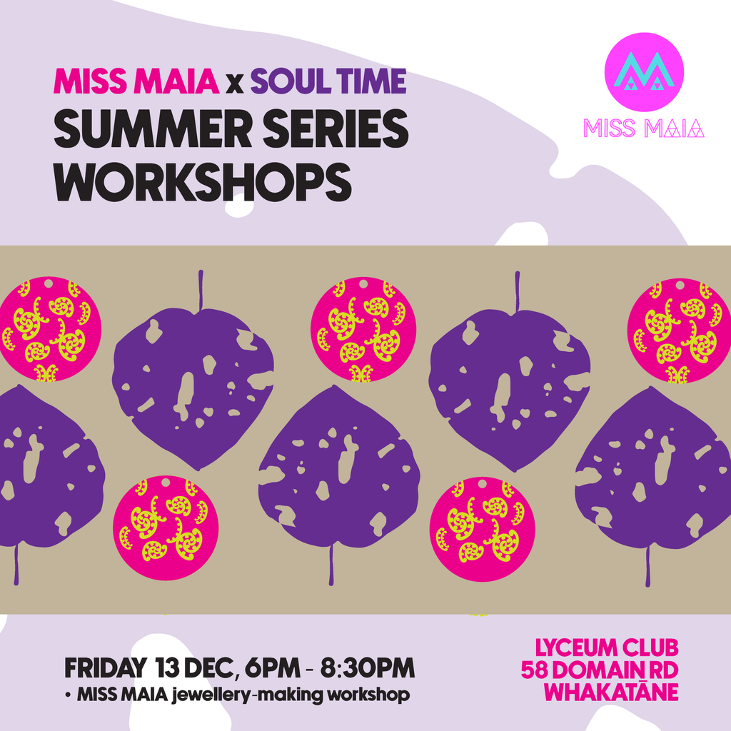 FRIDAY 13 DEC 2024 - MISS MAIA Jewellery Making Workshop WHAKATĀNE